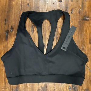 NEW! CARBON 38 black sports bra